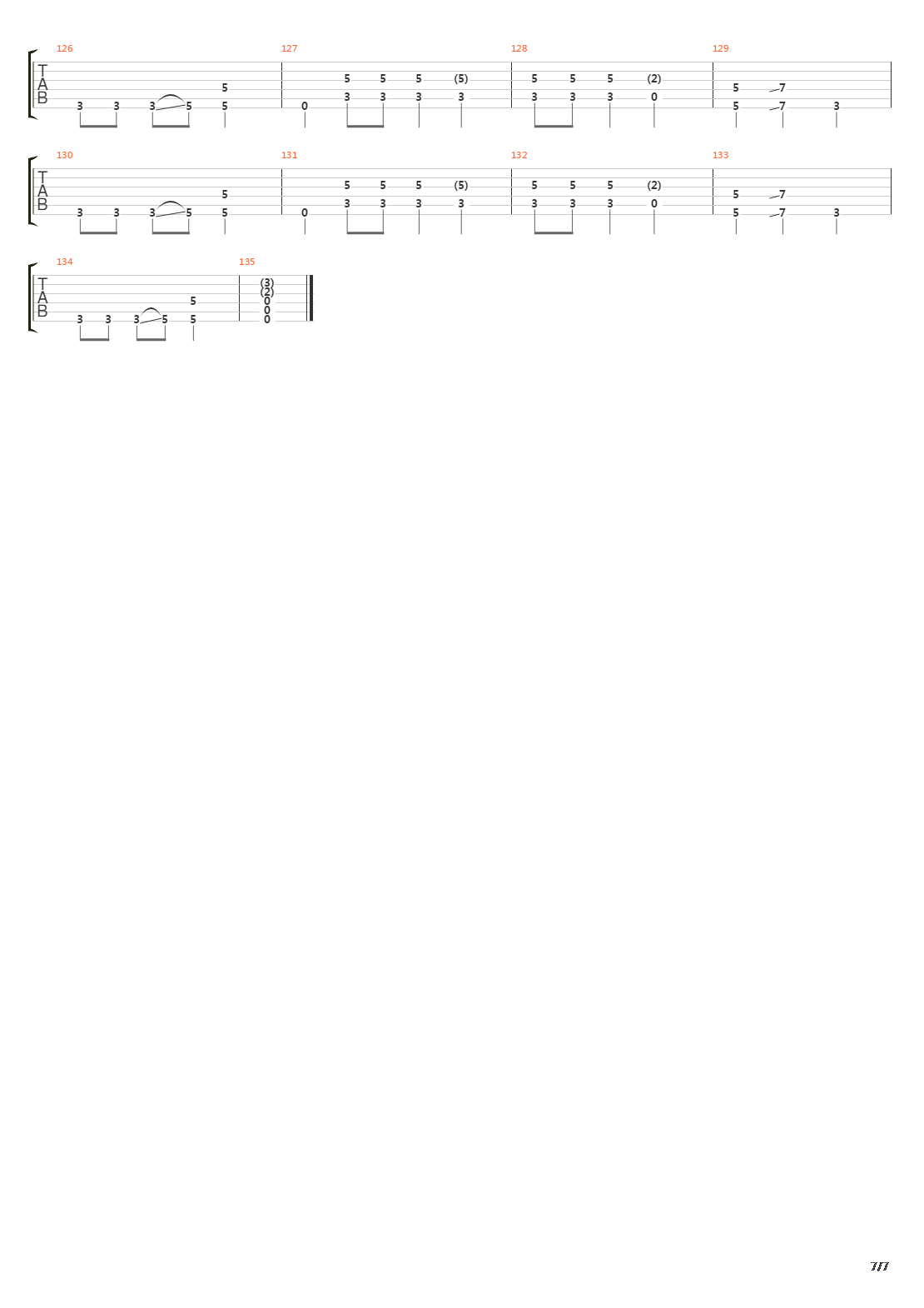 Extension To One吉他谱