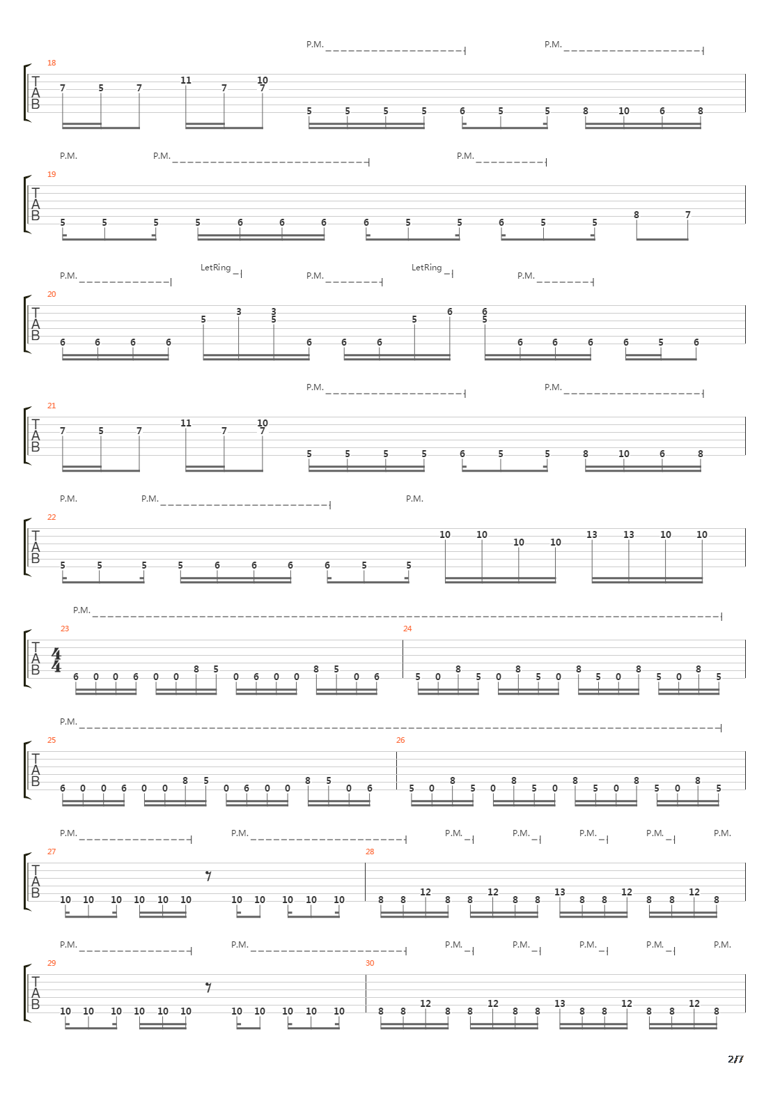 Extension To One吉他谱