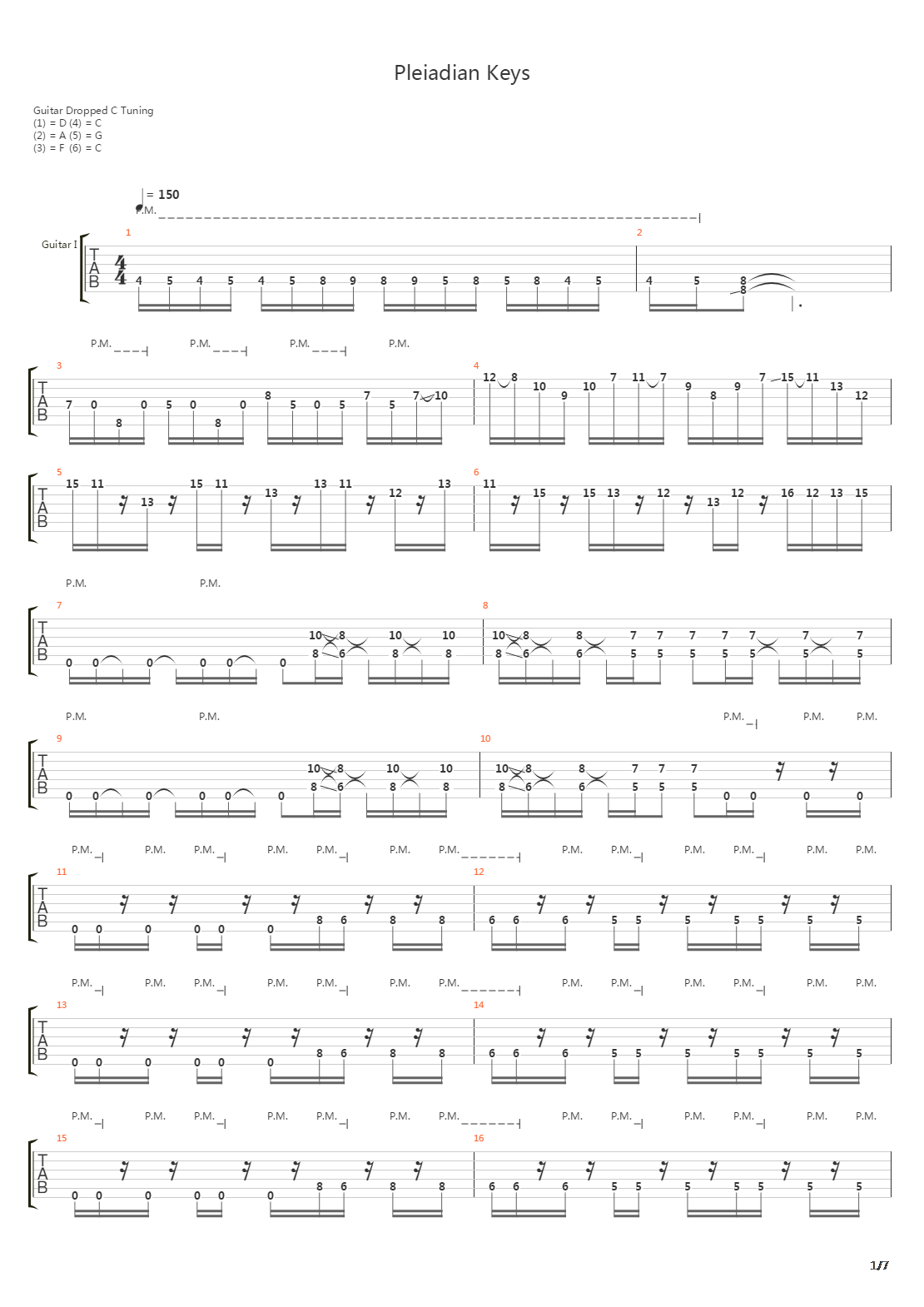 Pleiadian Keys吉他谱