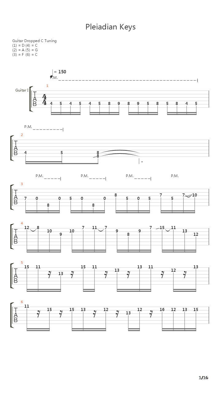 Pleiadian Keys吉他谱