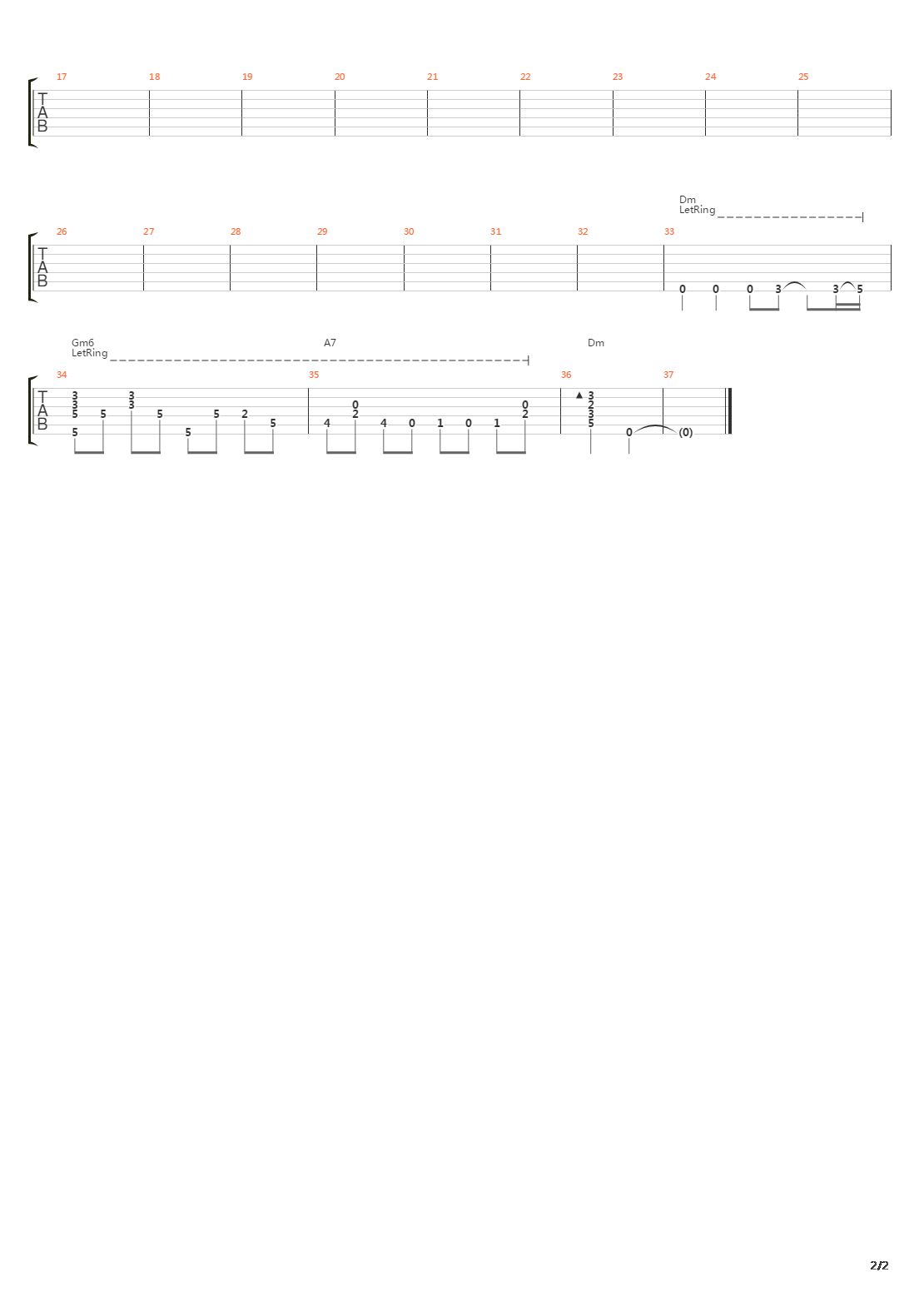 Elegiac吉他谱