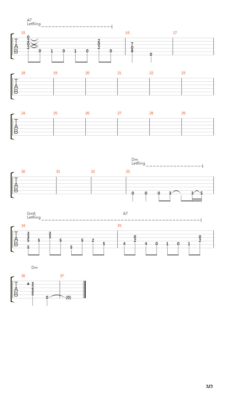 Elegiac吉他谱