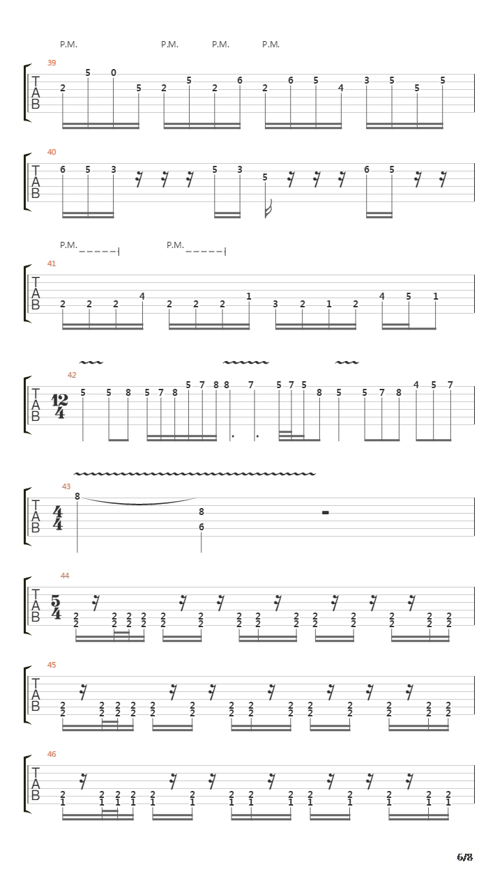 Faust吉他谱
