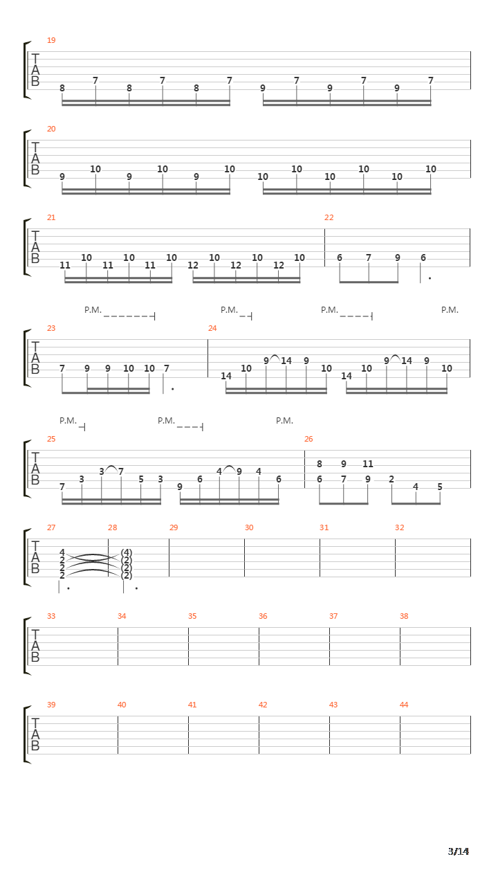 Horizon To Zenith吉他谱