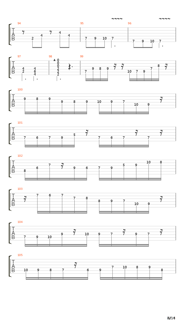 Horizon To Zenith吉他谱