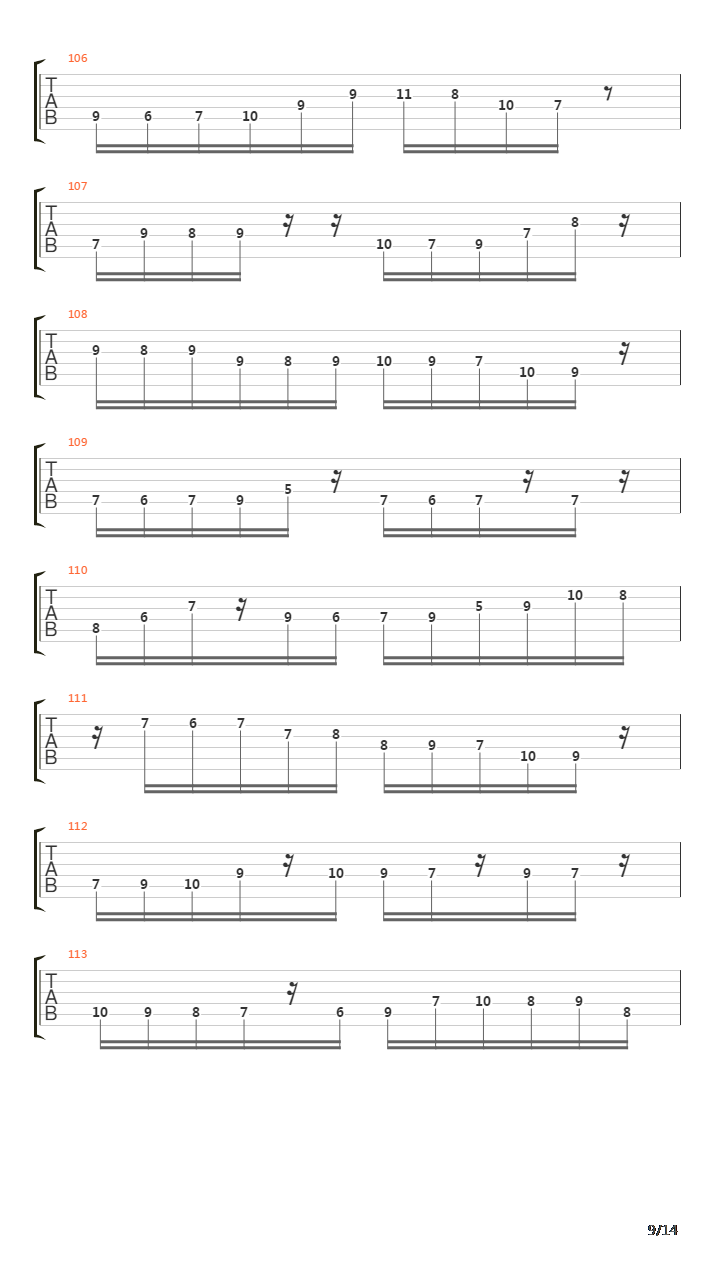 Horizon To Zenith吉他谱