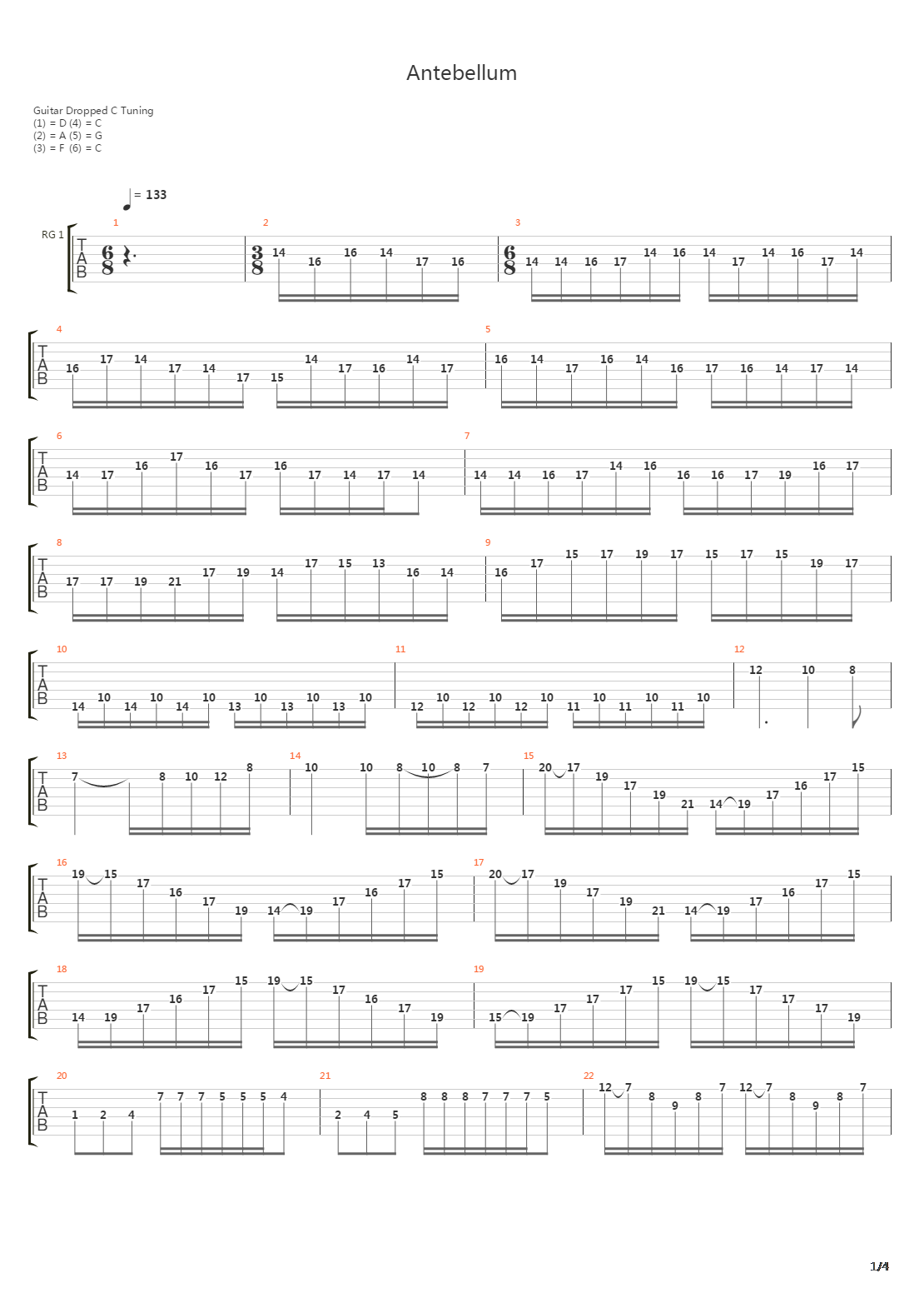 Horizon To Zenith吉他谱