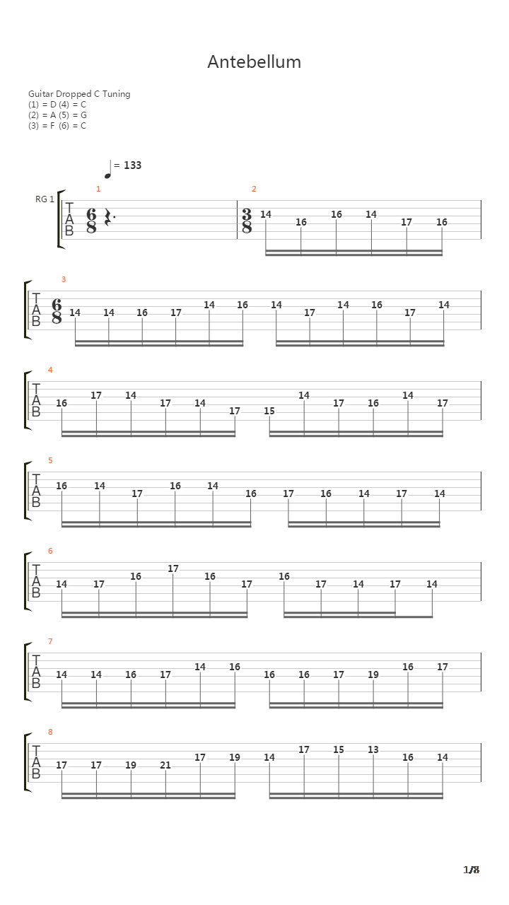 Horizon To Zenith吉他谱