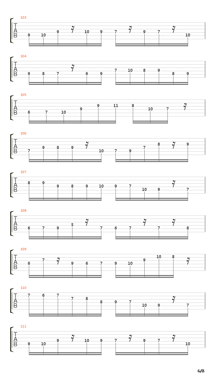Horizon To Zenith吉他谱