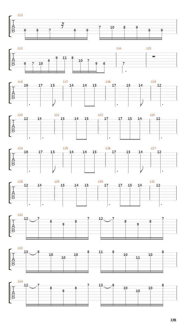 Horizon To Zenith吉他谱
