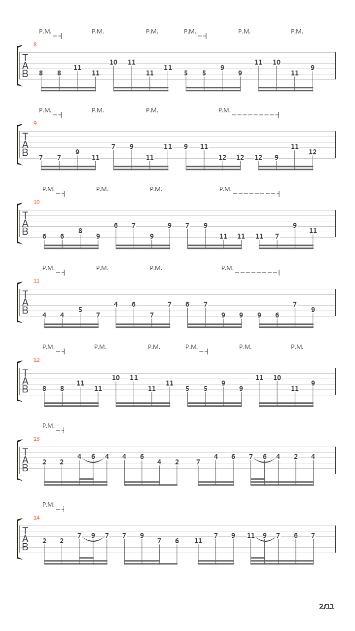 Mea Culpa吉他谱