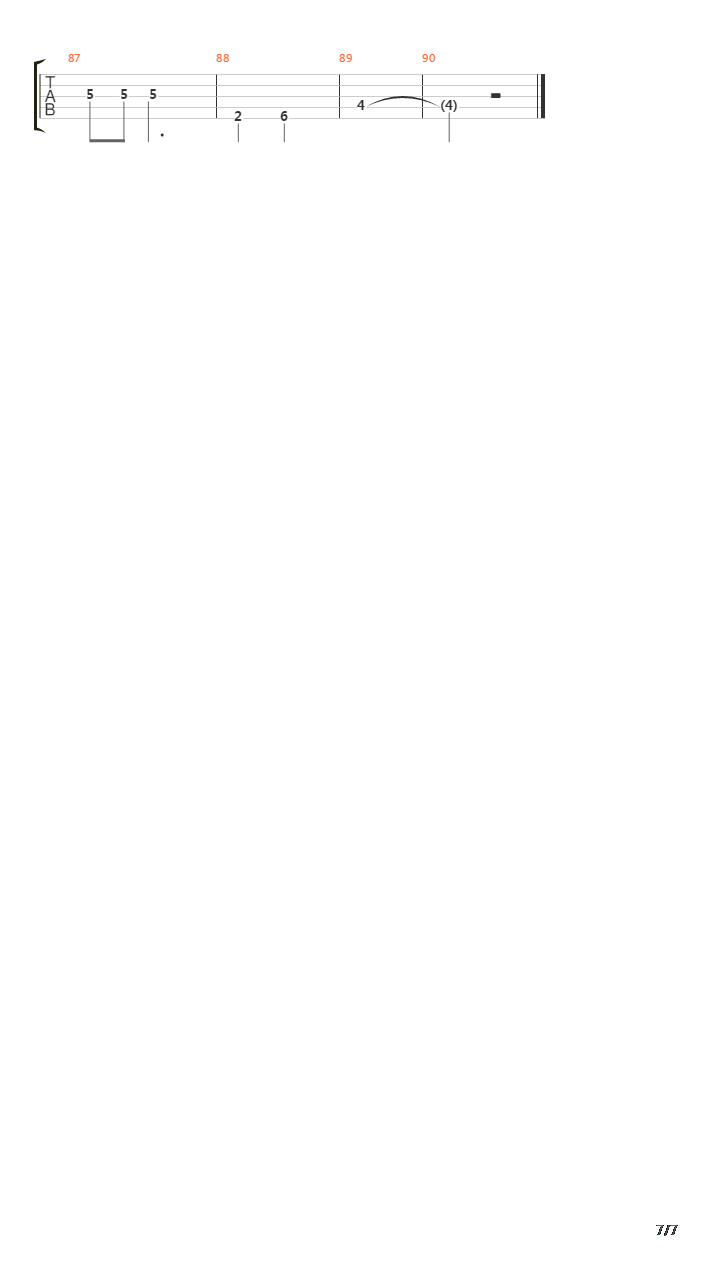 Mea Culpa吉他谱
