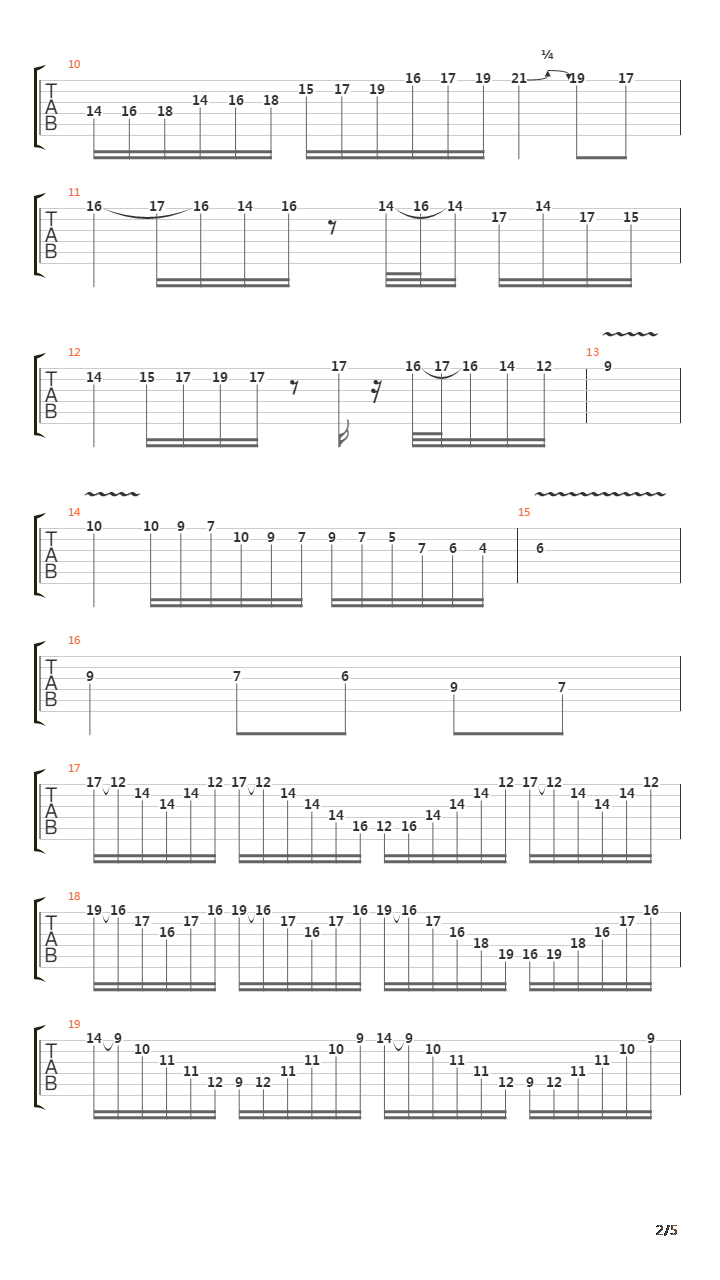 Mea Culpa吉他谱