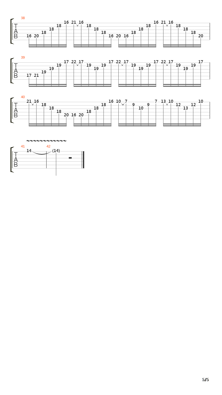 Mea Culpa吉他谱