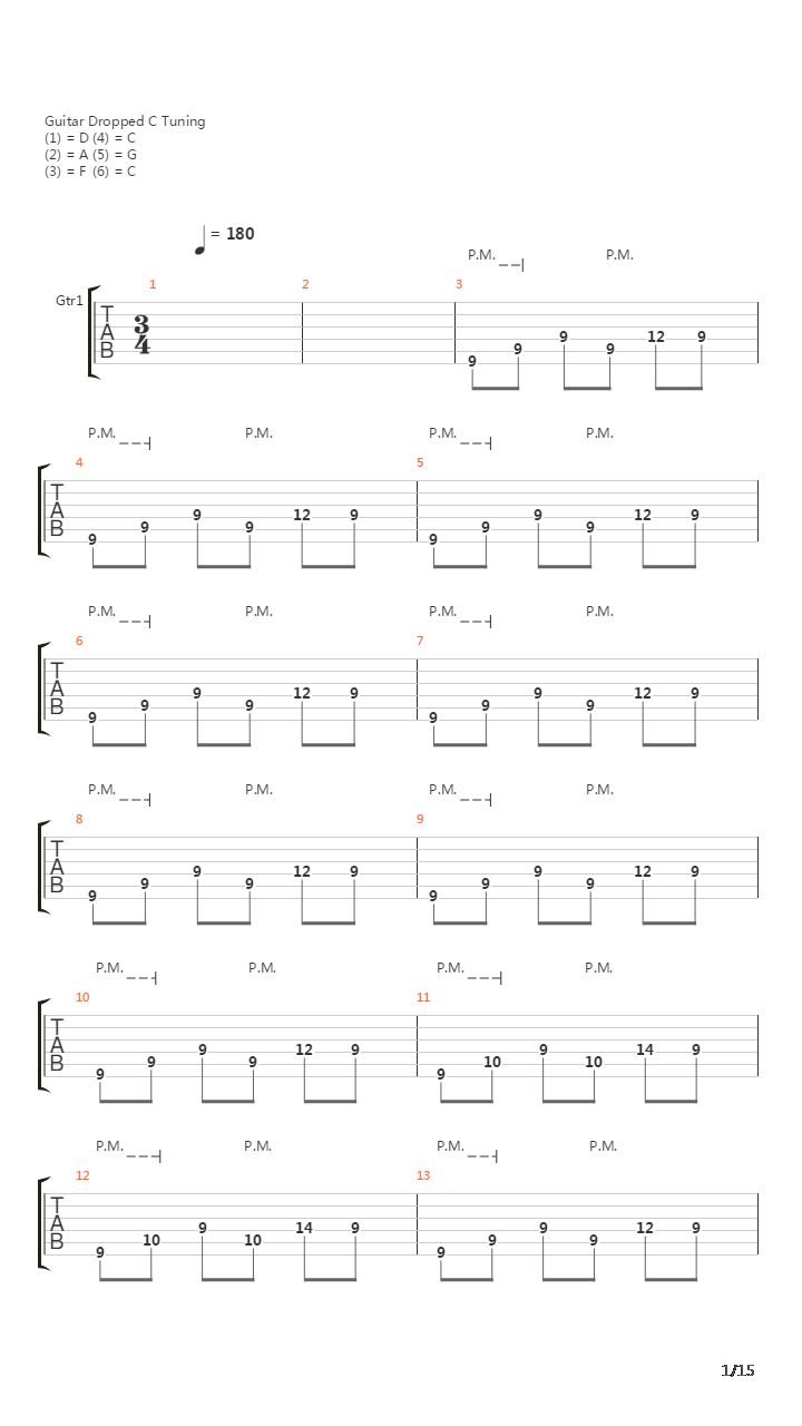 Patterns吉他谱