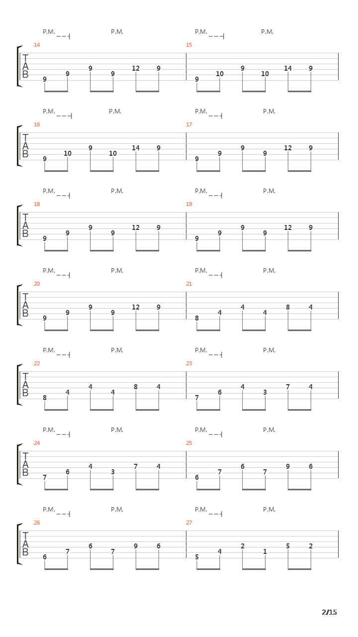 Patterns吉他谱