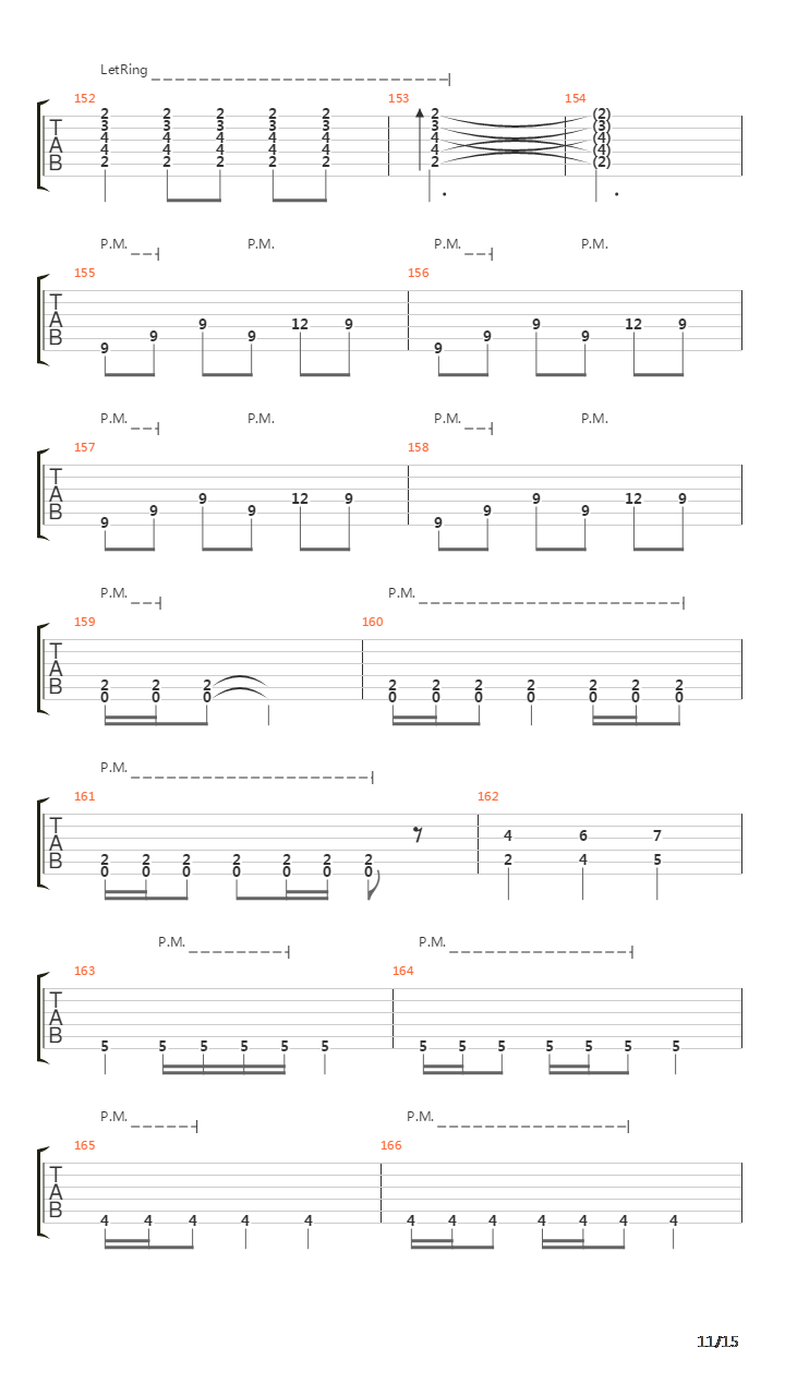 Patterns吉他谱