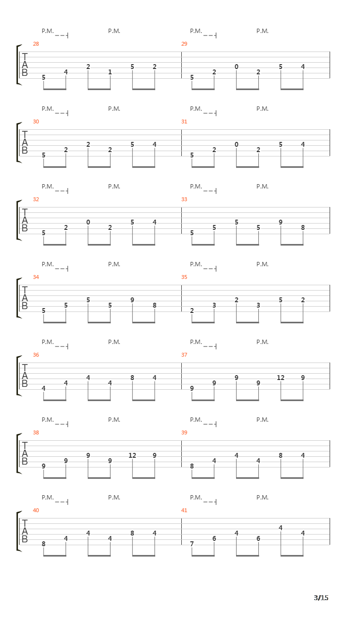 Patterns吉他谱