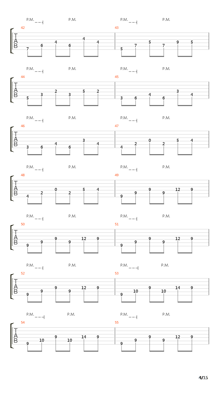 Patterns吉他谱