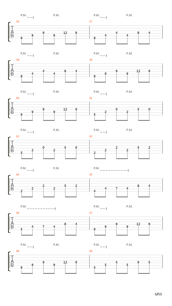 Patterns吉他谱