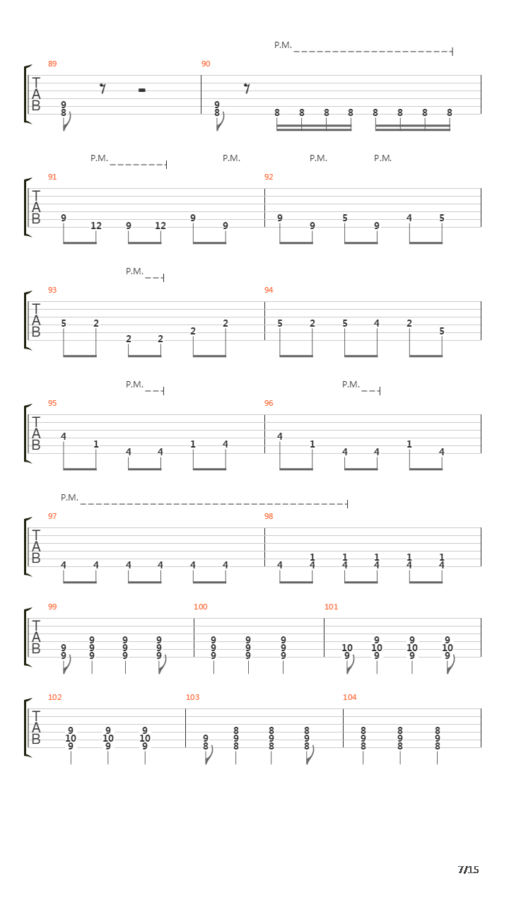 Patterns吉他谱