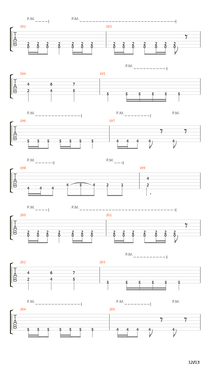 Patterns吉他谱