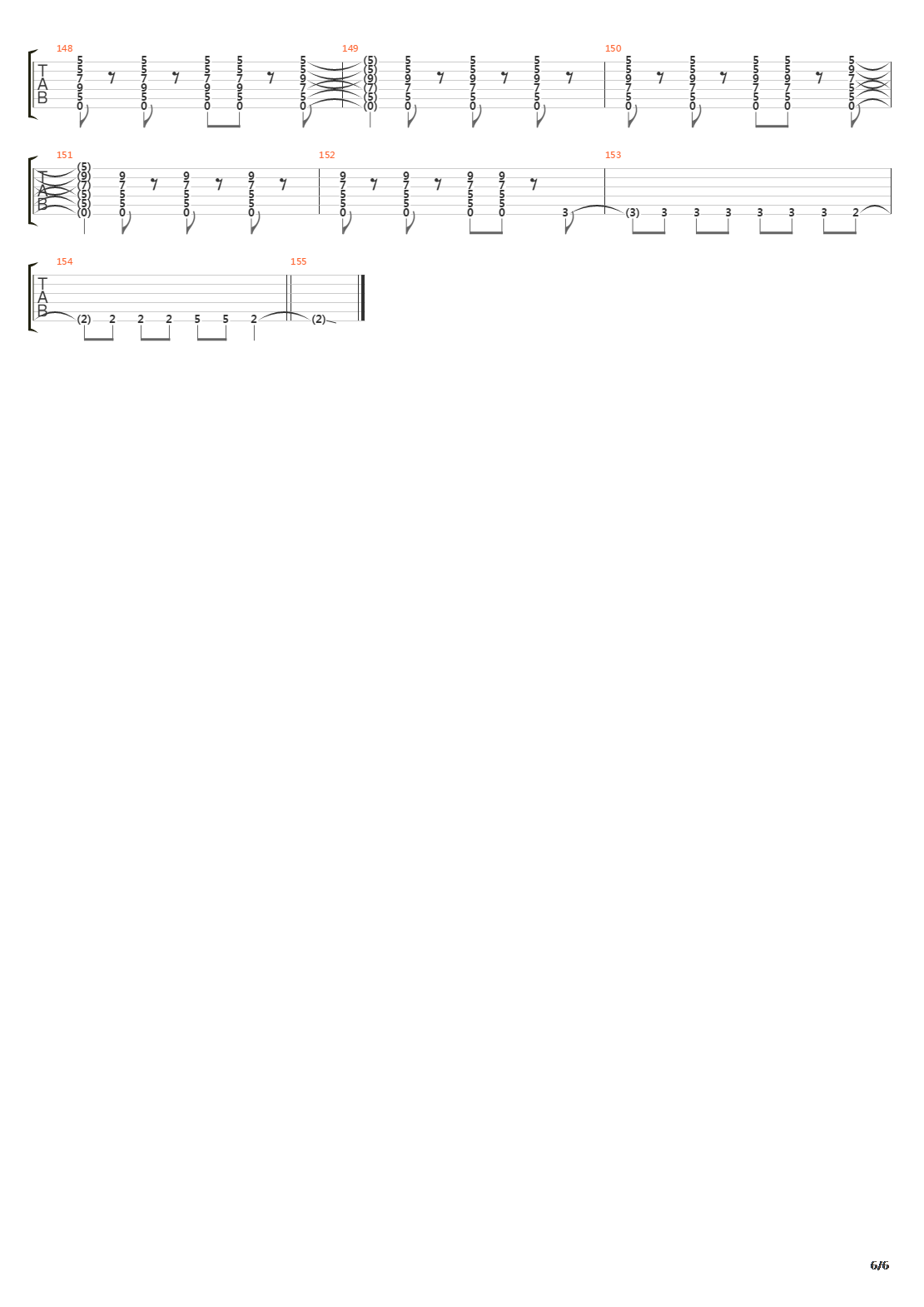 Relations In The Unseen吉他谱