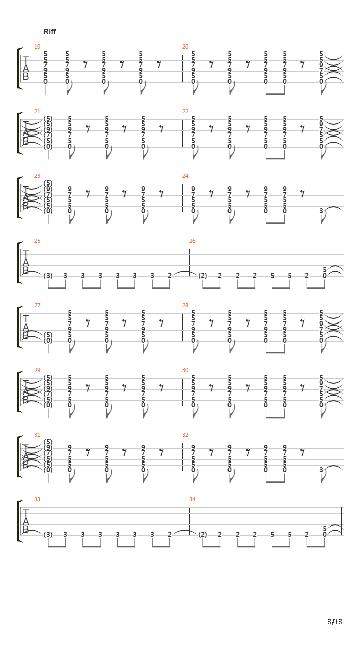 Relations In The Unseen吉他谱