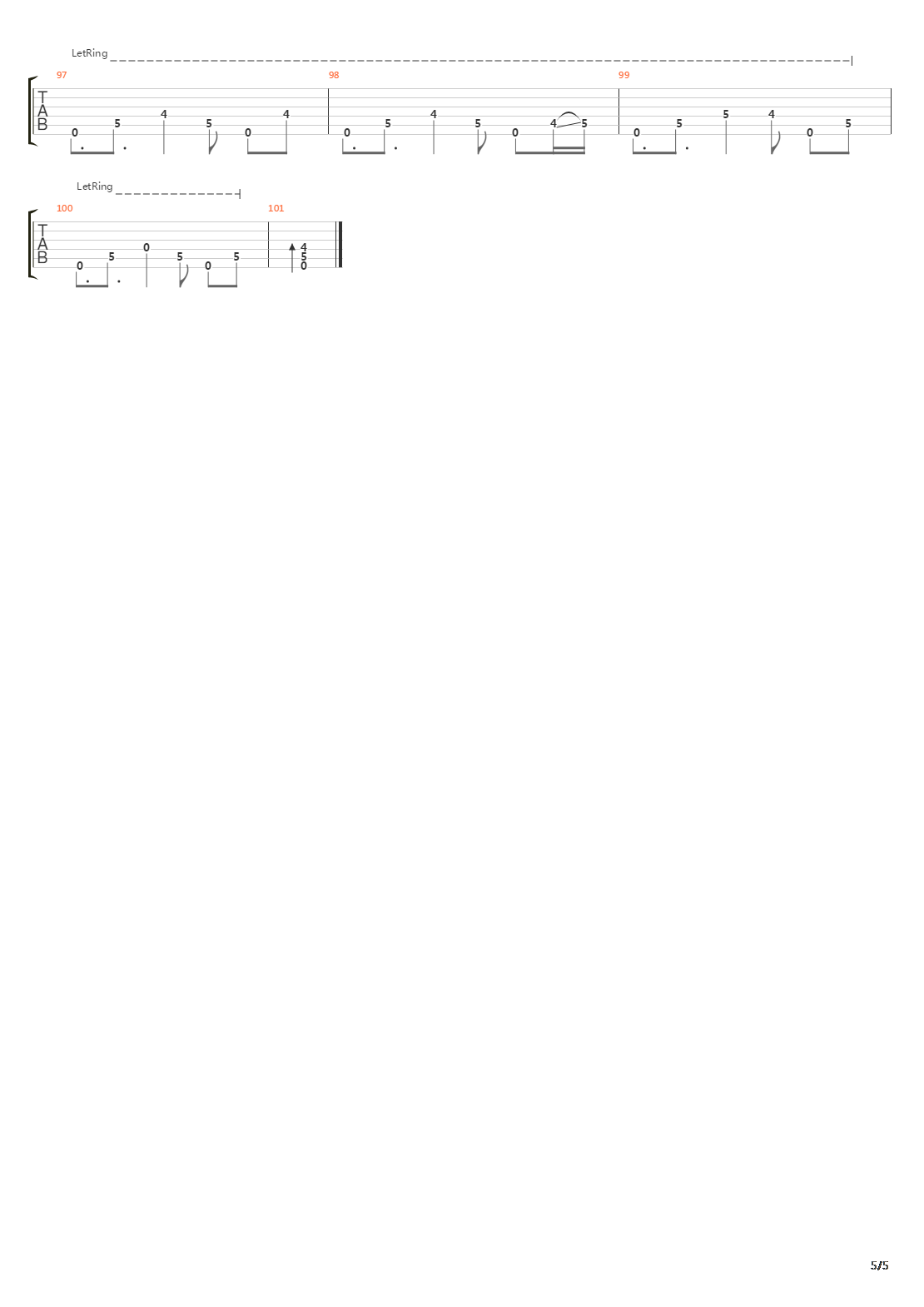 Silent Treatment吉他谱
