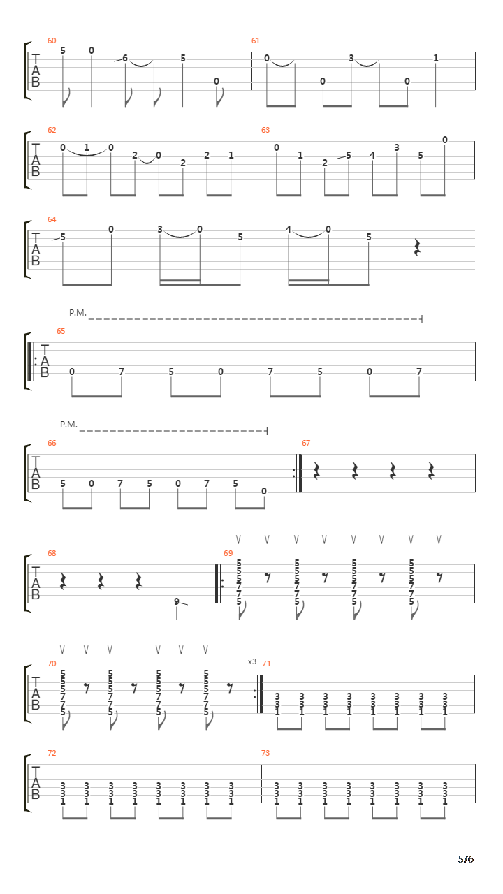 Blinded吉他谱
