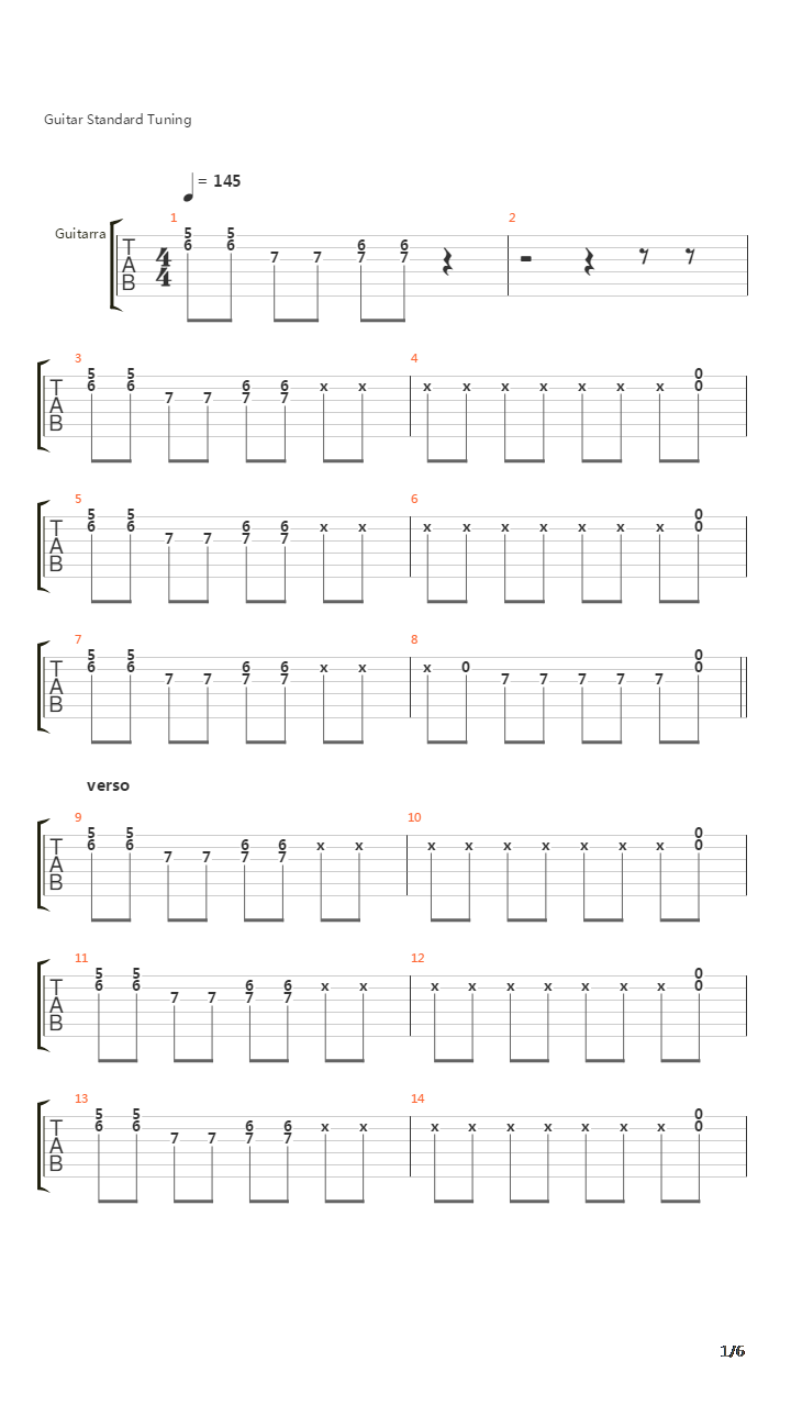 Autonomy Boy吉他谱