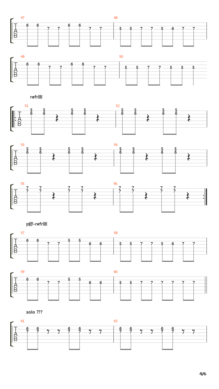 Autonomy Boy吉他谱
