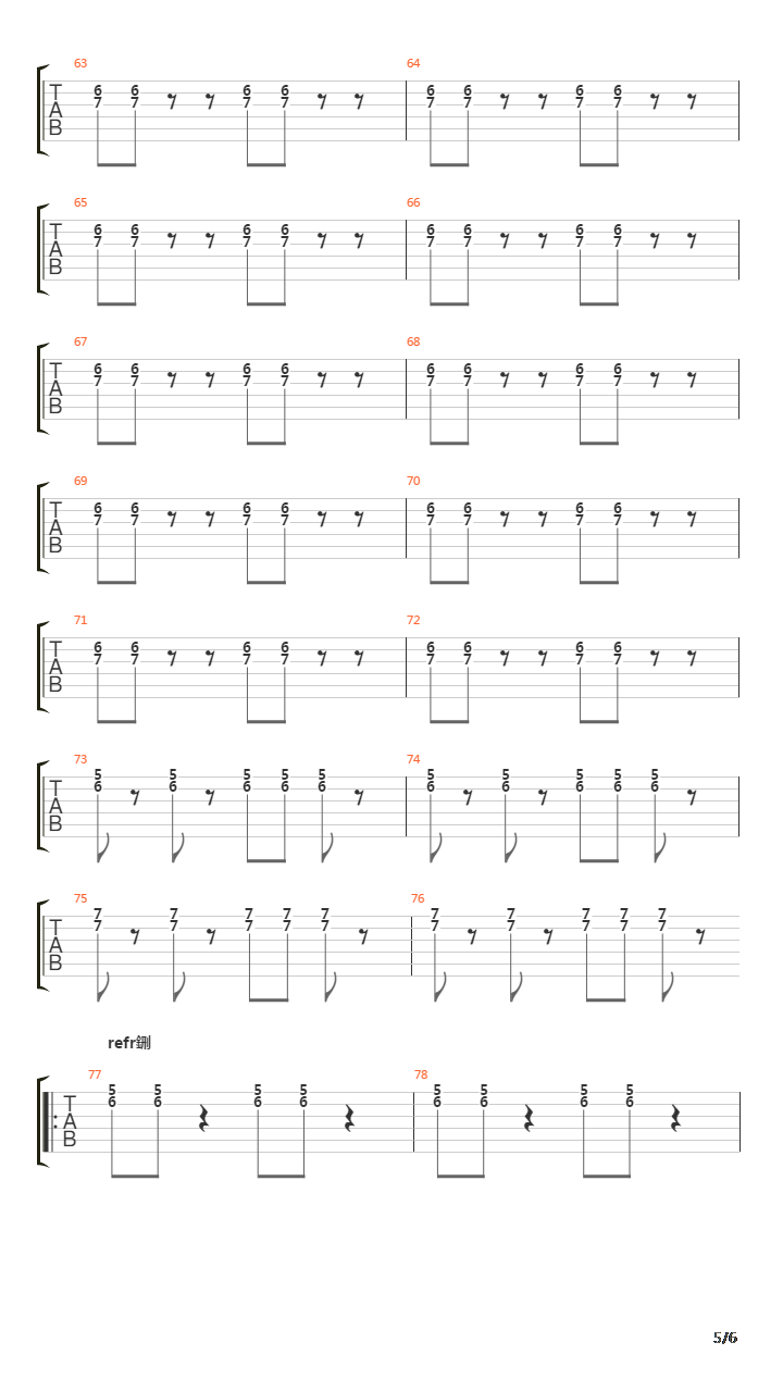 Autonomy Boy吉他谱