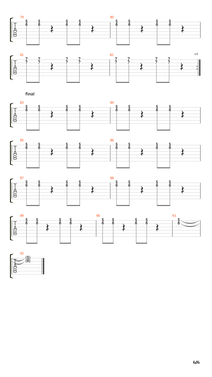Autonomy Boy吉他谱