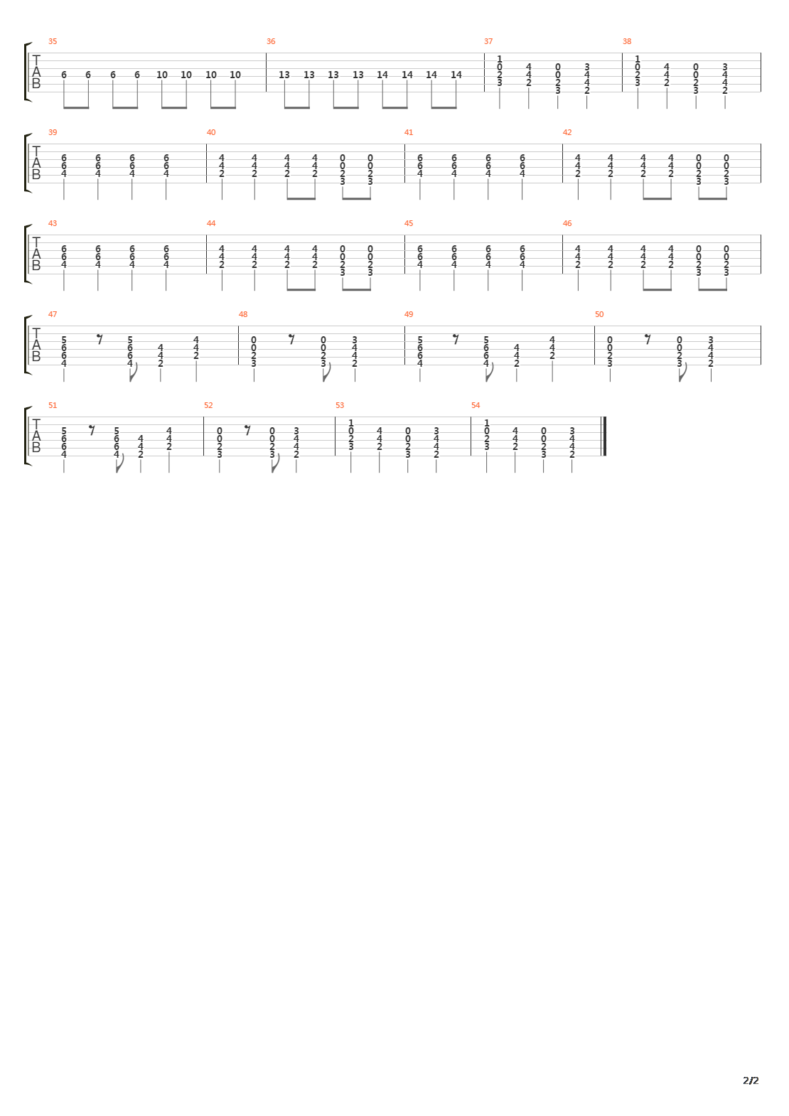 Darts吉他谱