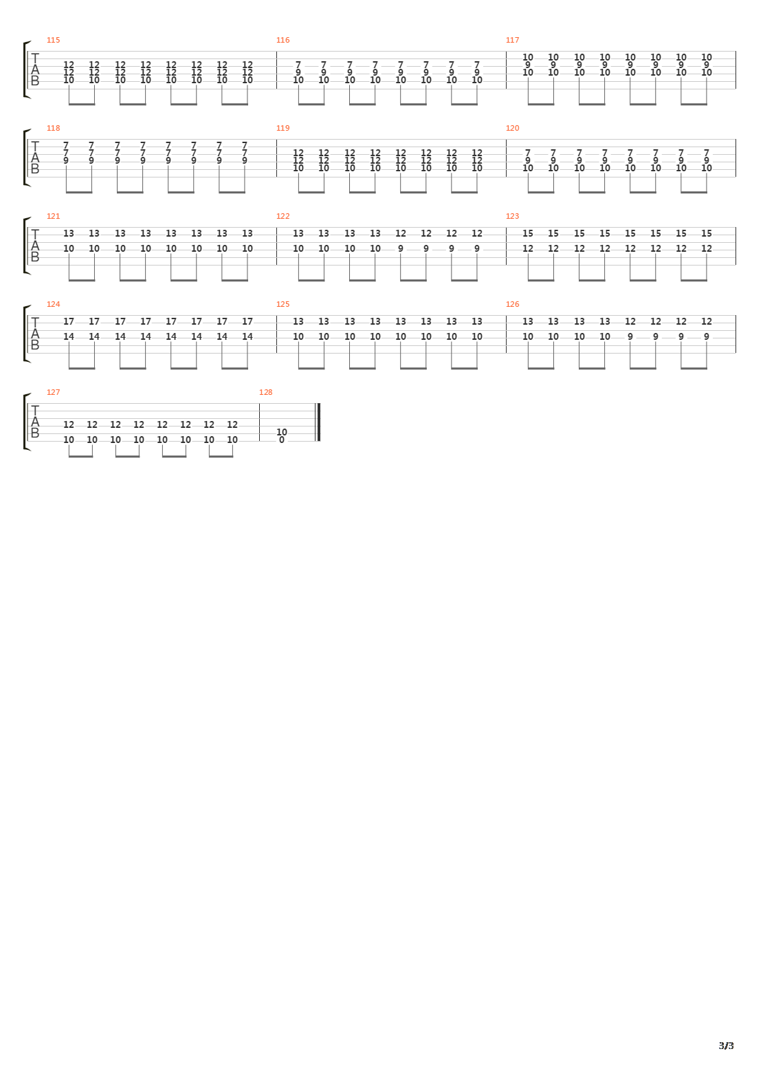 Lego吉他谱