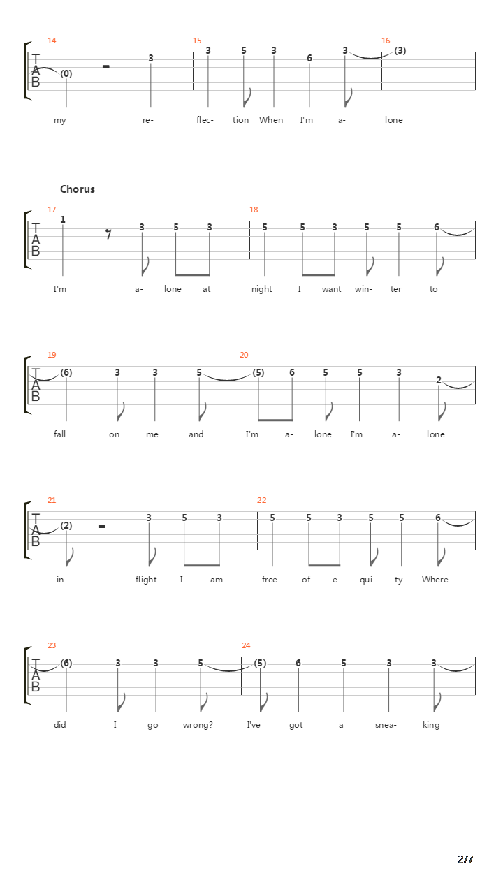 Vedemalady吉他谱