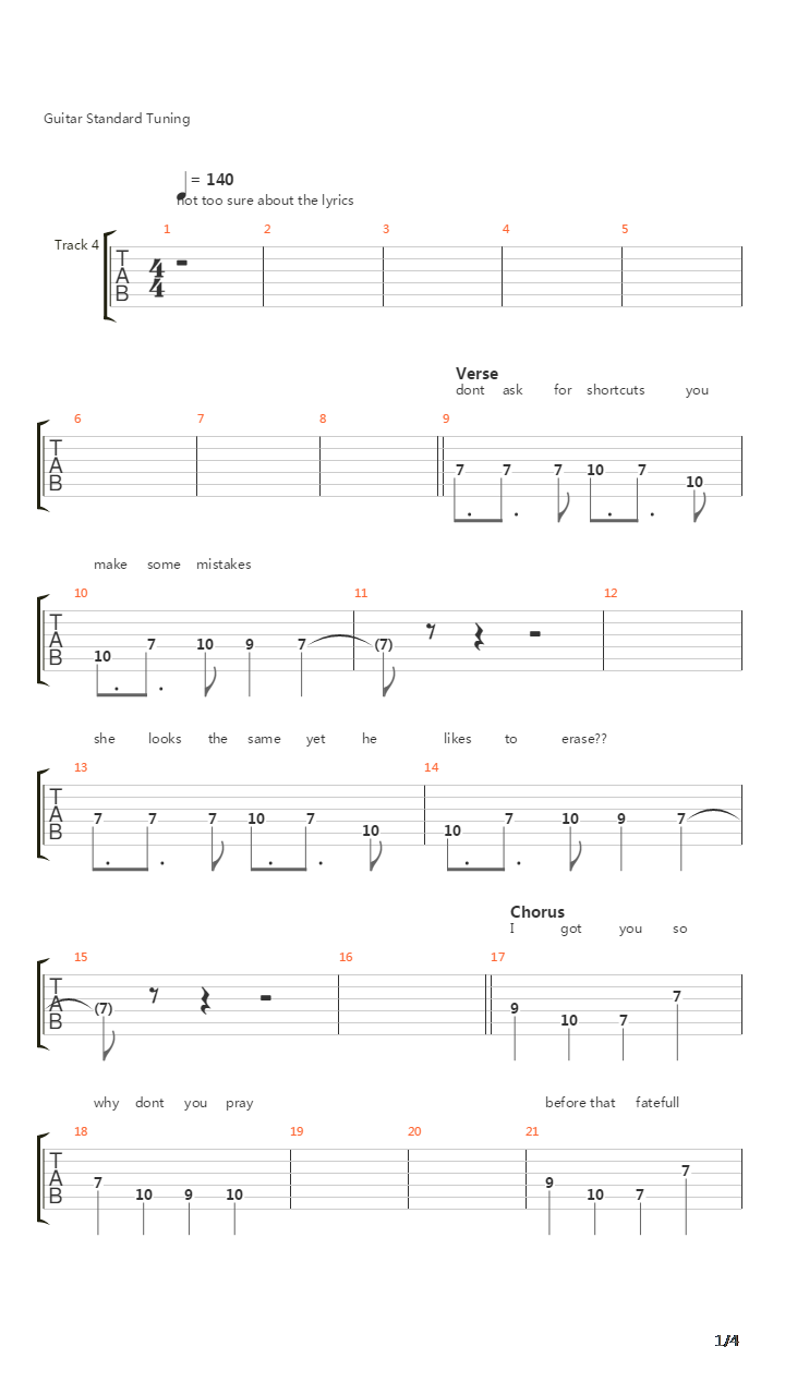 That Fateful Funeral Day吉他谱