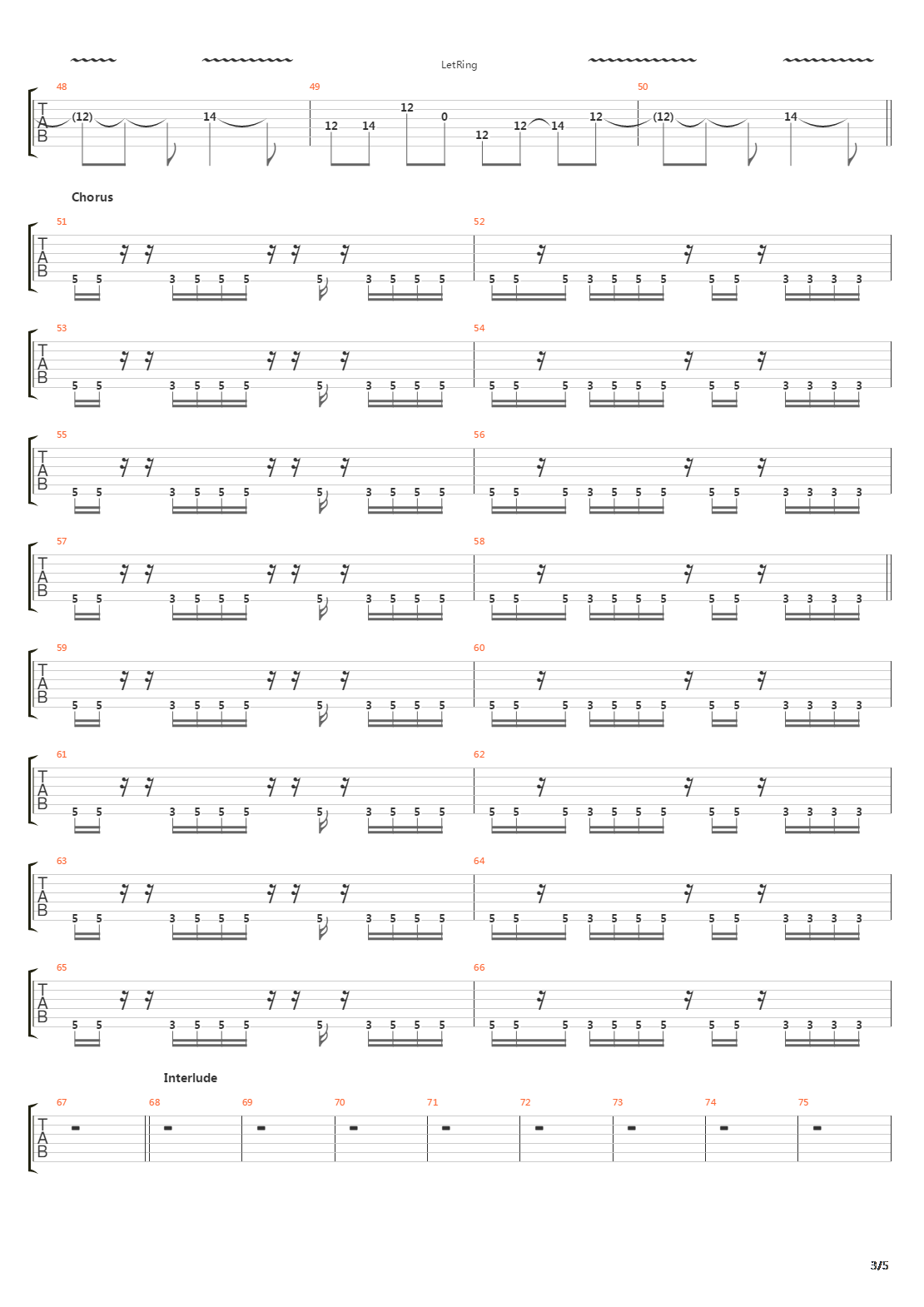 Strength In Numbers吉他谱