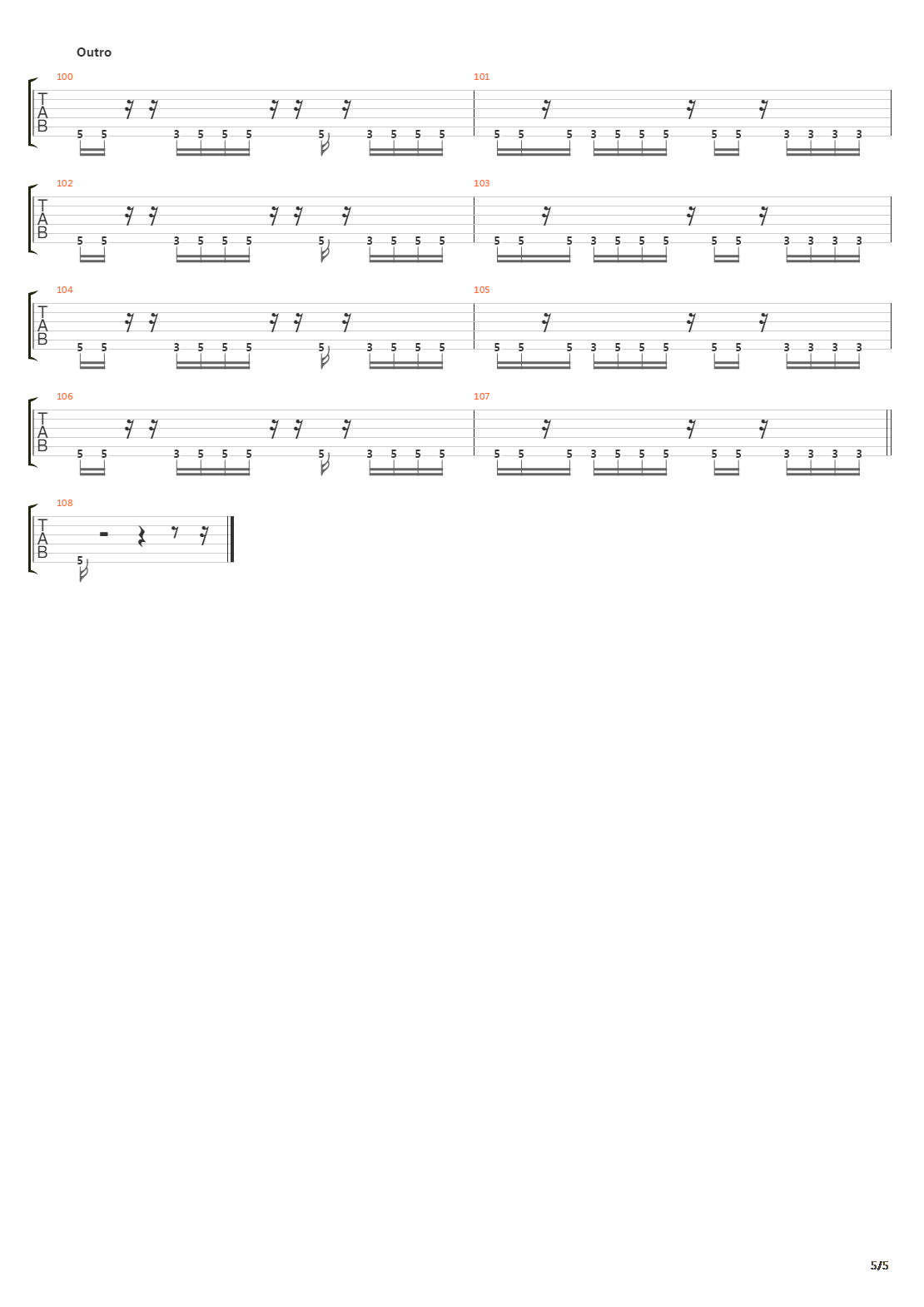 Strength In Numbers吉他谱
