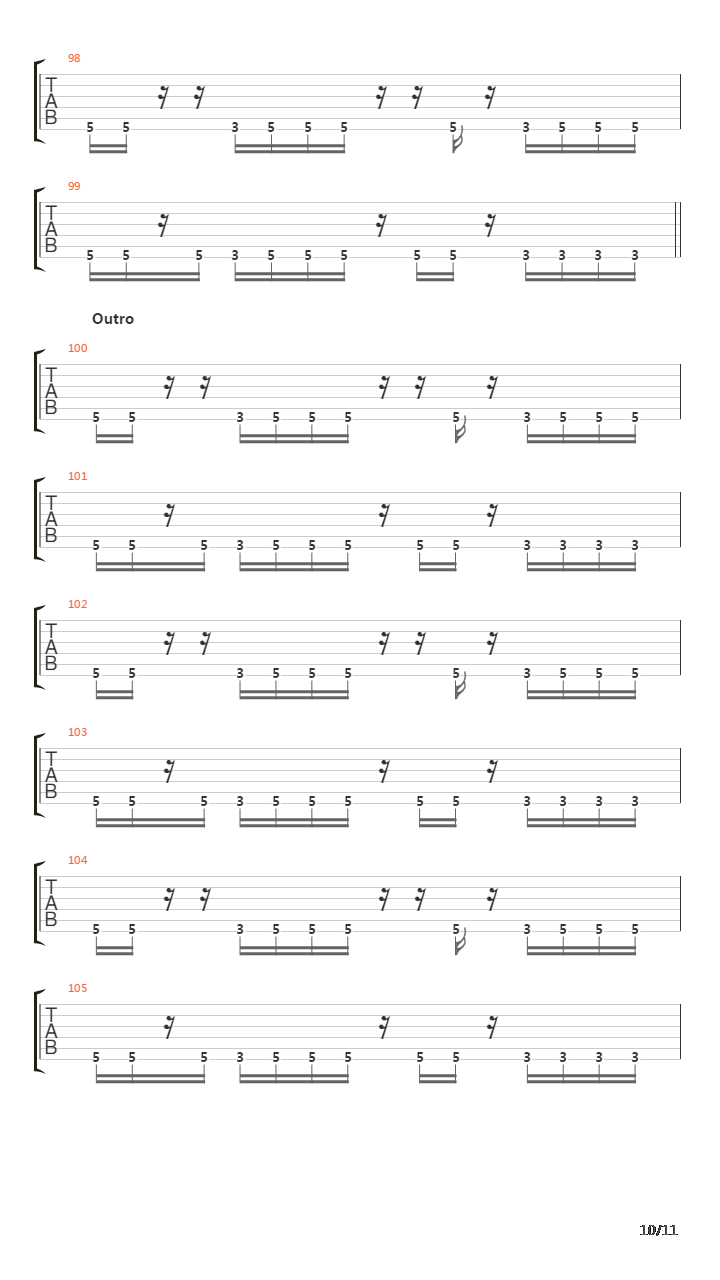 Strength In Numbers吉他谱