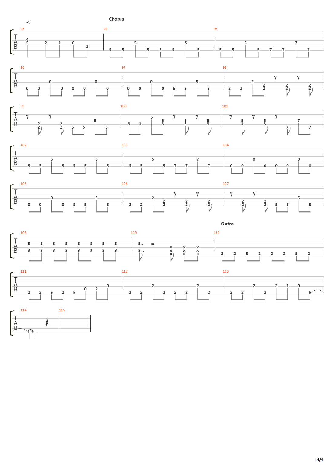 Into The Sun吉他谱