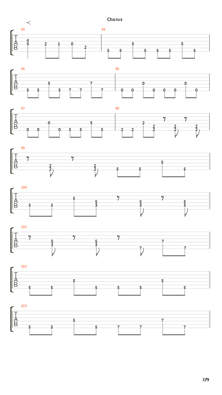 Into The Sun吉他谱