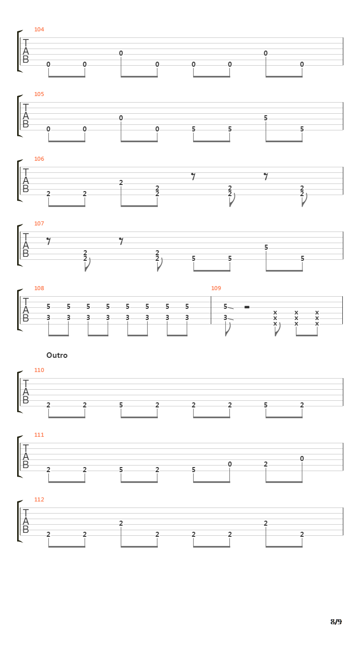 Into The Sun吉他谱