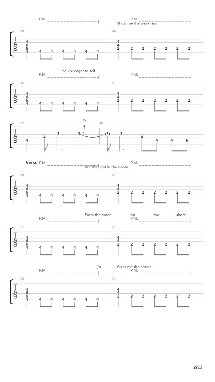 Practice In Patience吉他谱