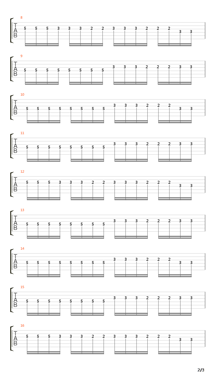 Flourescent Ad 1429吉他谱