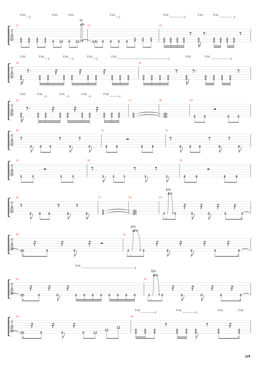 Miscarriage吉他谱