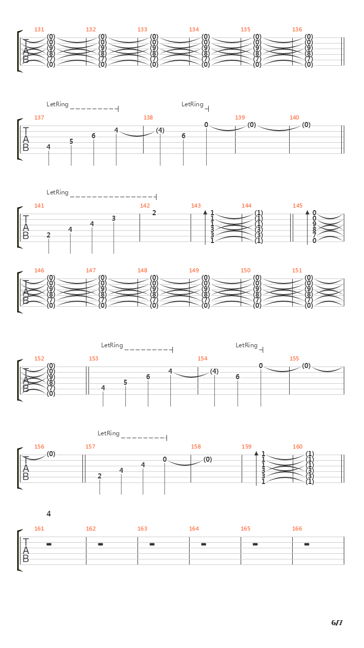 Heaving Salvation In The Paradise Of Rust吉他谱