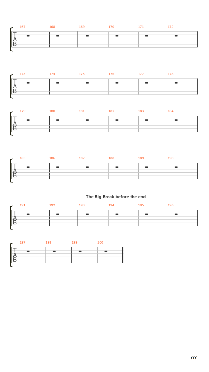 Heaving Salvation In The Paradise Of Rust吉他谱