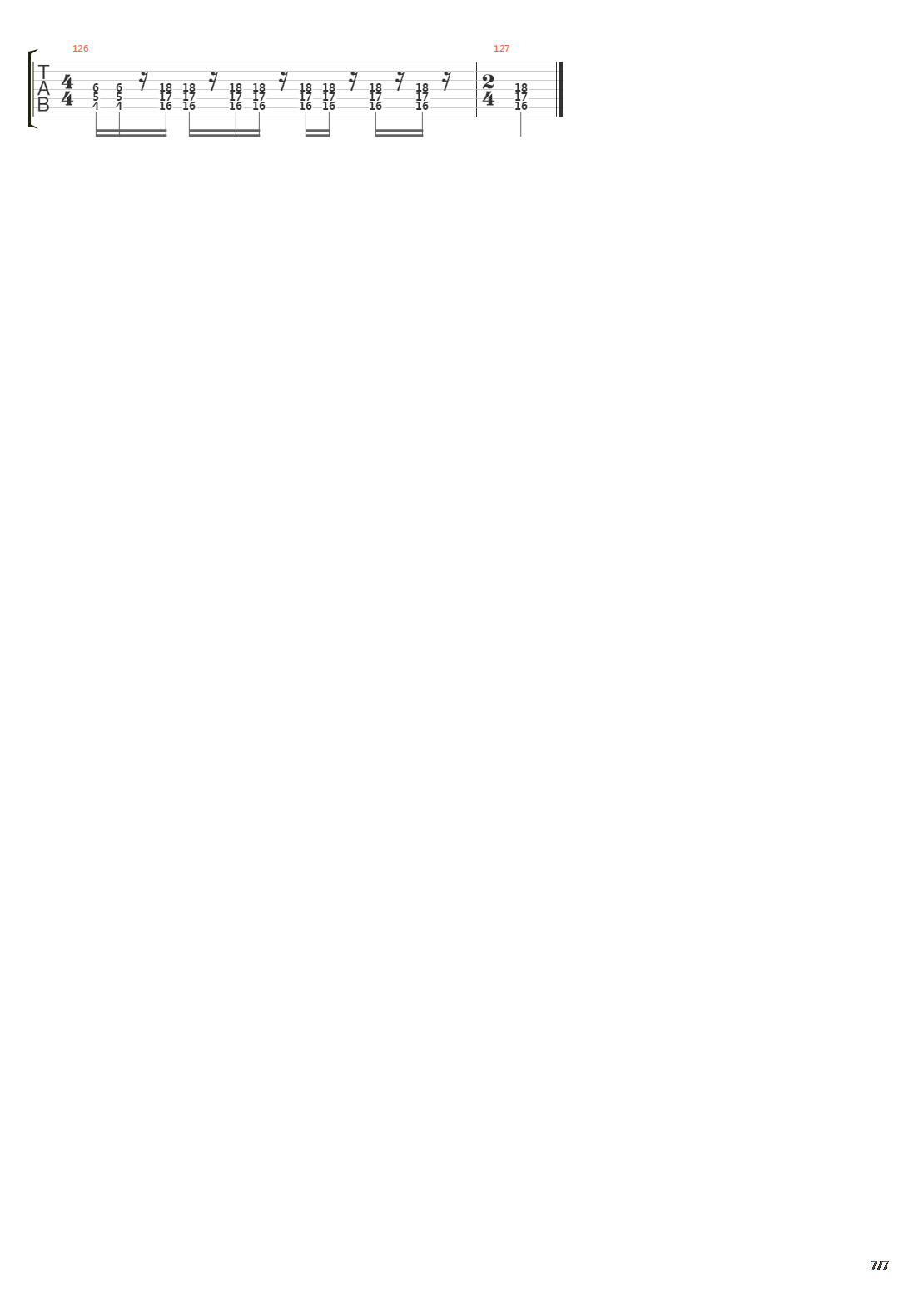 Porn Star吉他谱